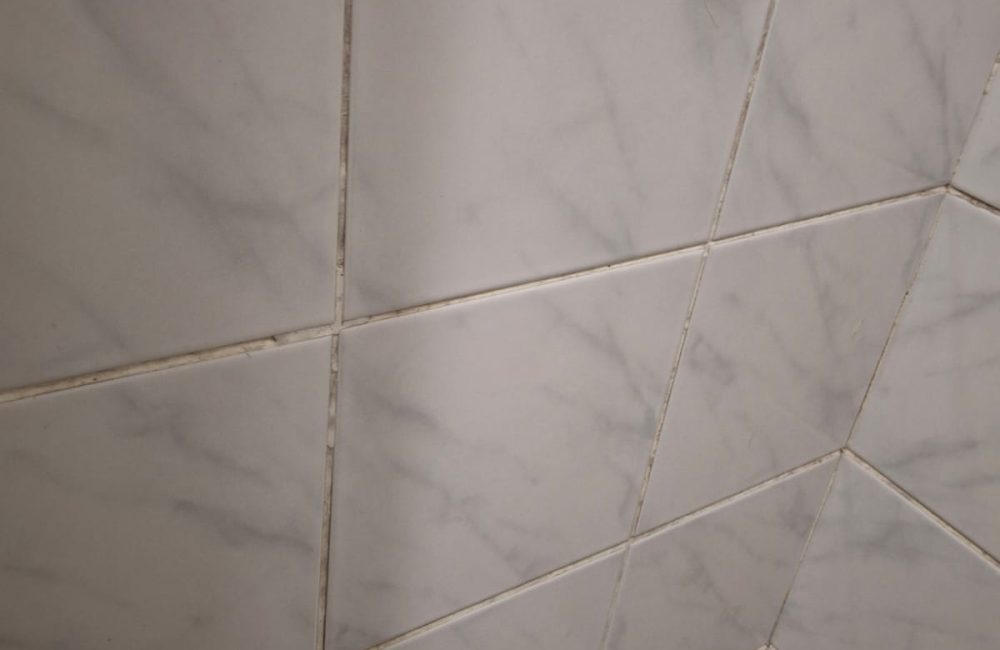 After shower wall